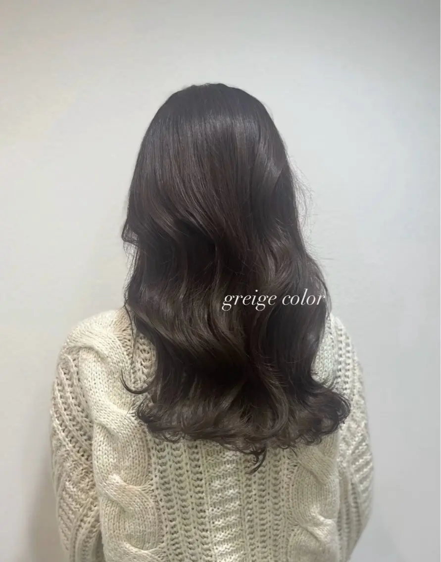 ロング カット ヘアカラー トリートメント 透明感カラー／ 艶感カラー／RAMUのヘアスタイル