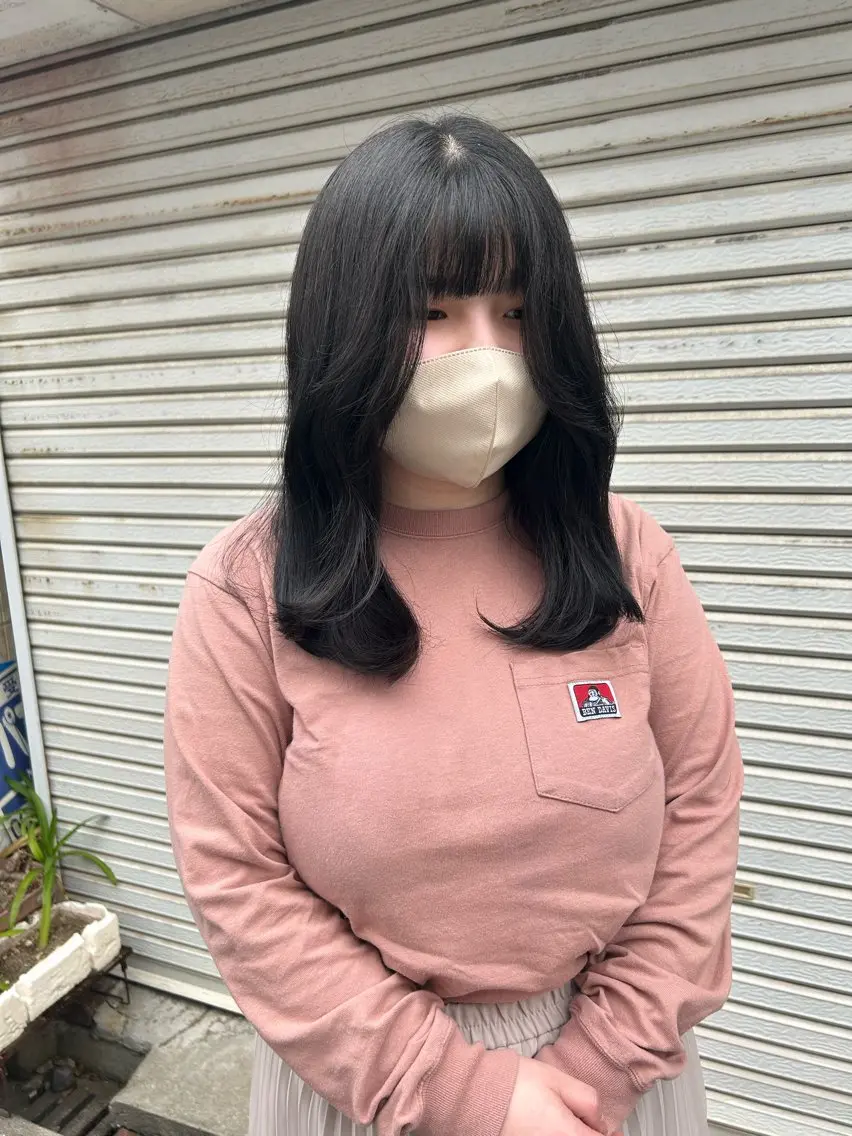 セミロング 木村 あかりのヘアスタイル