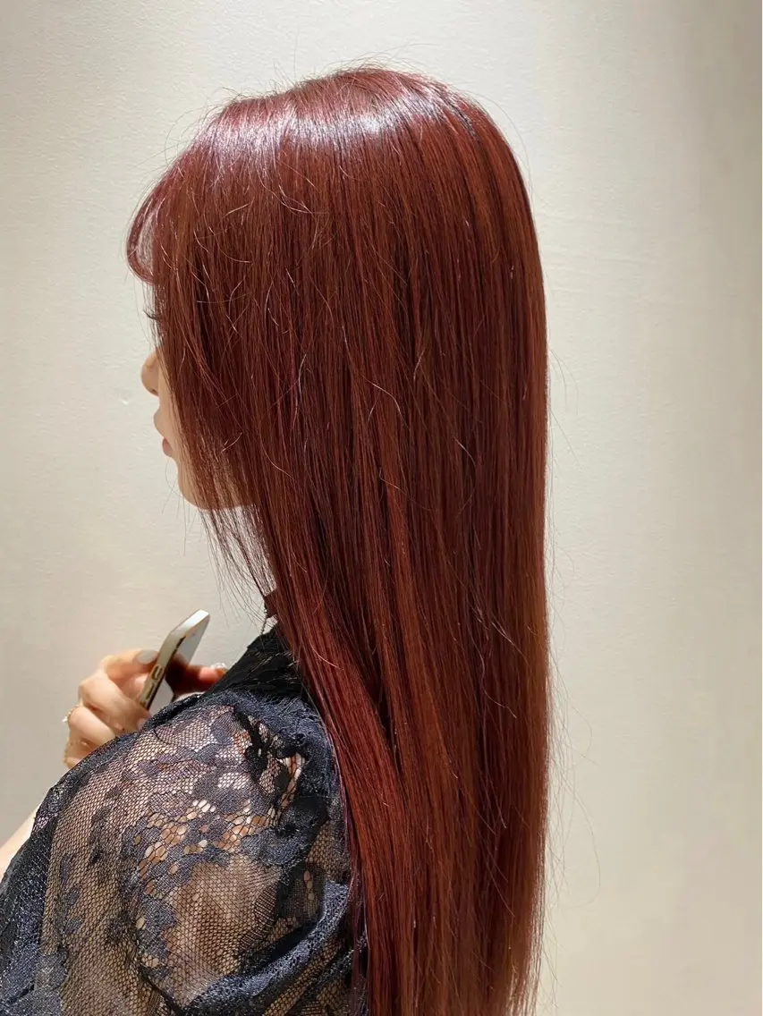 ロング カラー 髪質改善/艶髪 土屋恵梨花のヘアスタイル