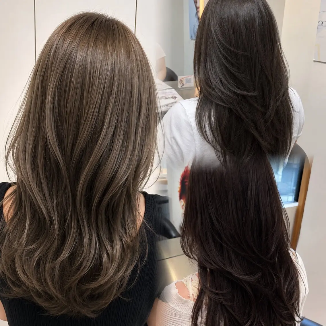 ロング カラー カット ヘアカラー トリートメント レイヤー/透明感 カラー/⭐️チャンのヘアスタイル