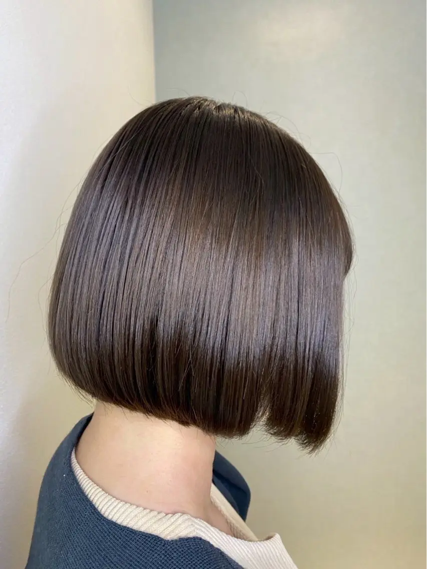 ミディアム ボブ 米谷 理玖のヘアスタイル