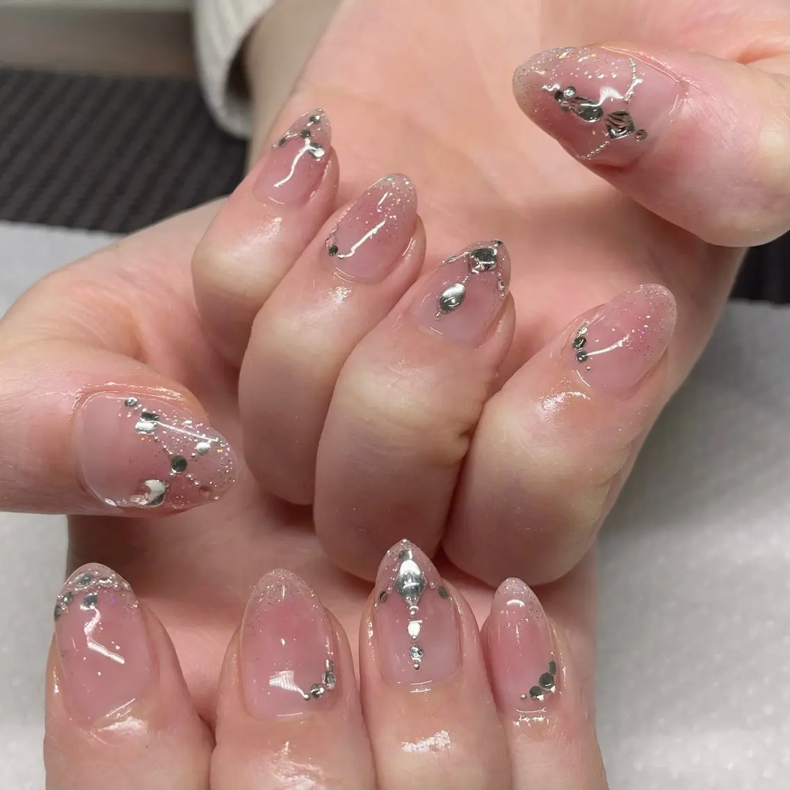 ネイル チークネイル ハンドネイル Ricnail☾ ayanoのネイルデザイン