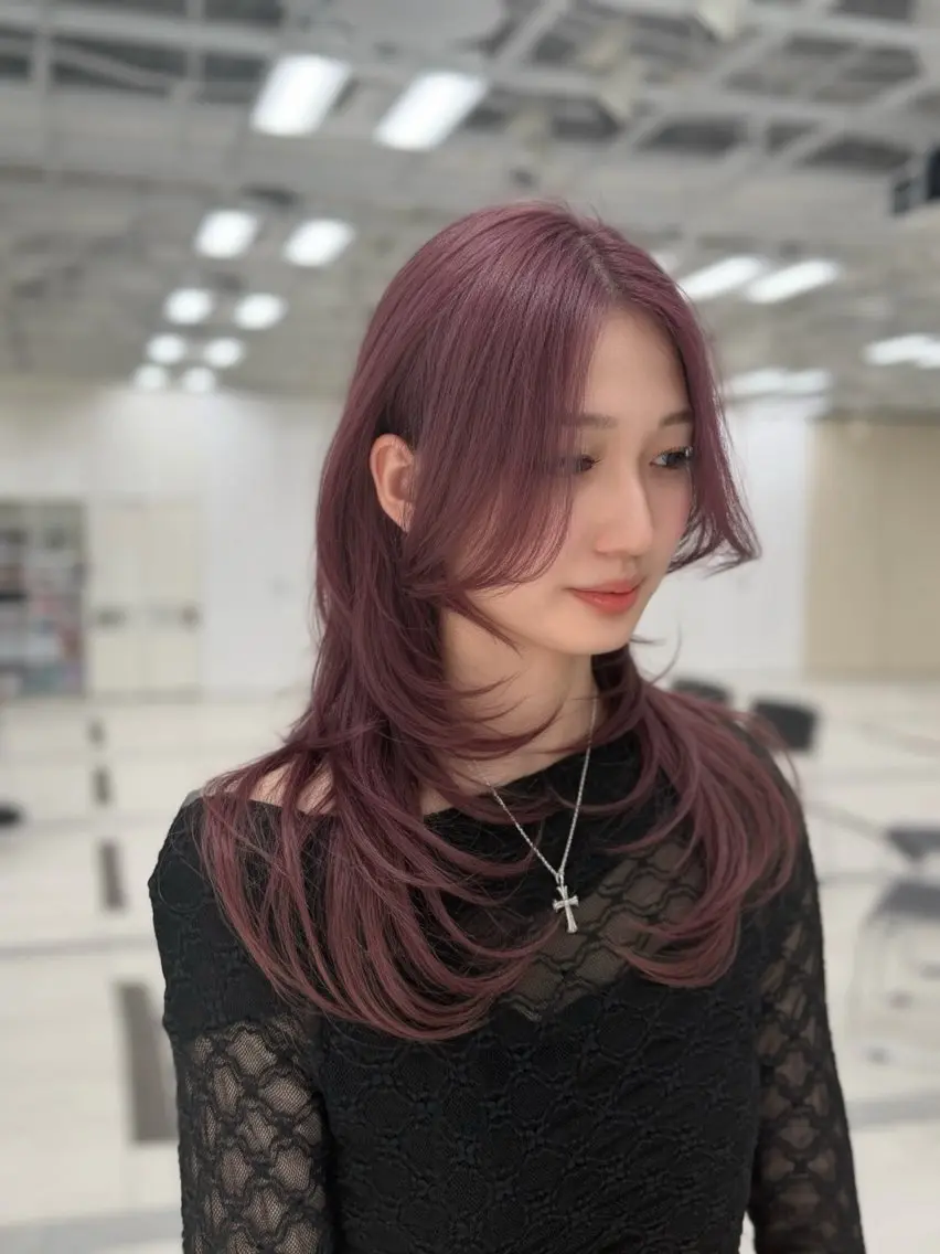 セミロング カラー カット ヘアカラー トリートメント レイヤー×艶髪特化 マネージャー安藤光司のヘアスタイル