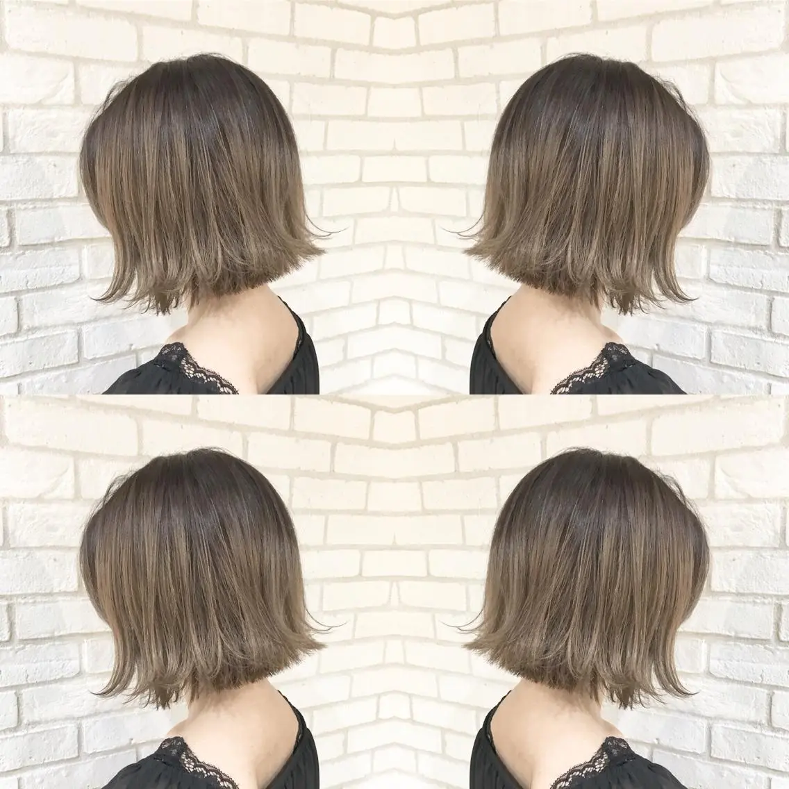 ショート カラー グラデーションカラー グレージュ カット ヘアカラー トリートメント 佐藤 高徳のヘアスタイル