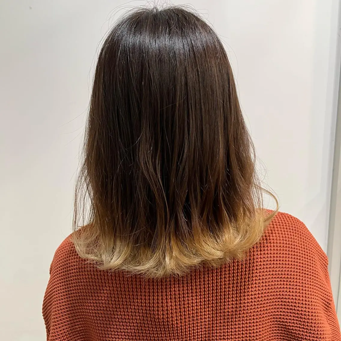 セミロング カラー ヘアカラー こじま しょういちのヘアスタイル