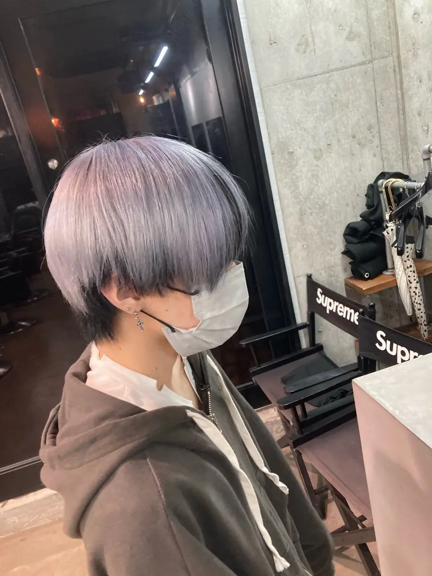 ショート カラー メンズ ✨最安値✨エクステ カラー🌼つきな🌼のヘアスタイル