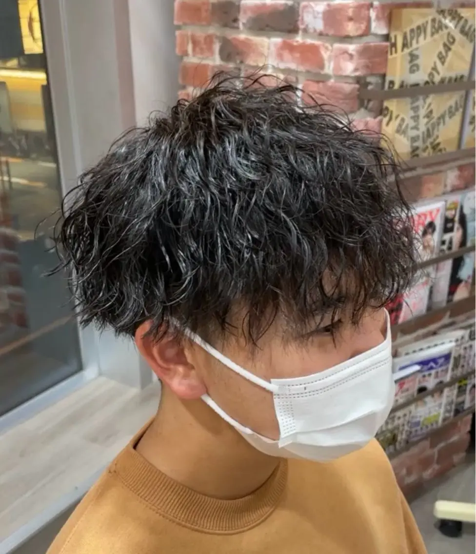 パーマ メンズ メンズパーマ ツイストスパイラルパーマ スパイラルパーマ ✨似合わせ特化美容師 WILL上村 拳吾のヘアスタイル