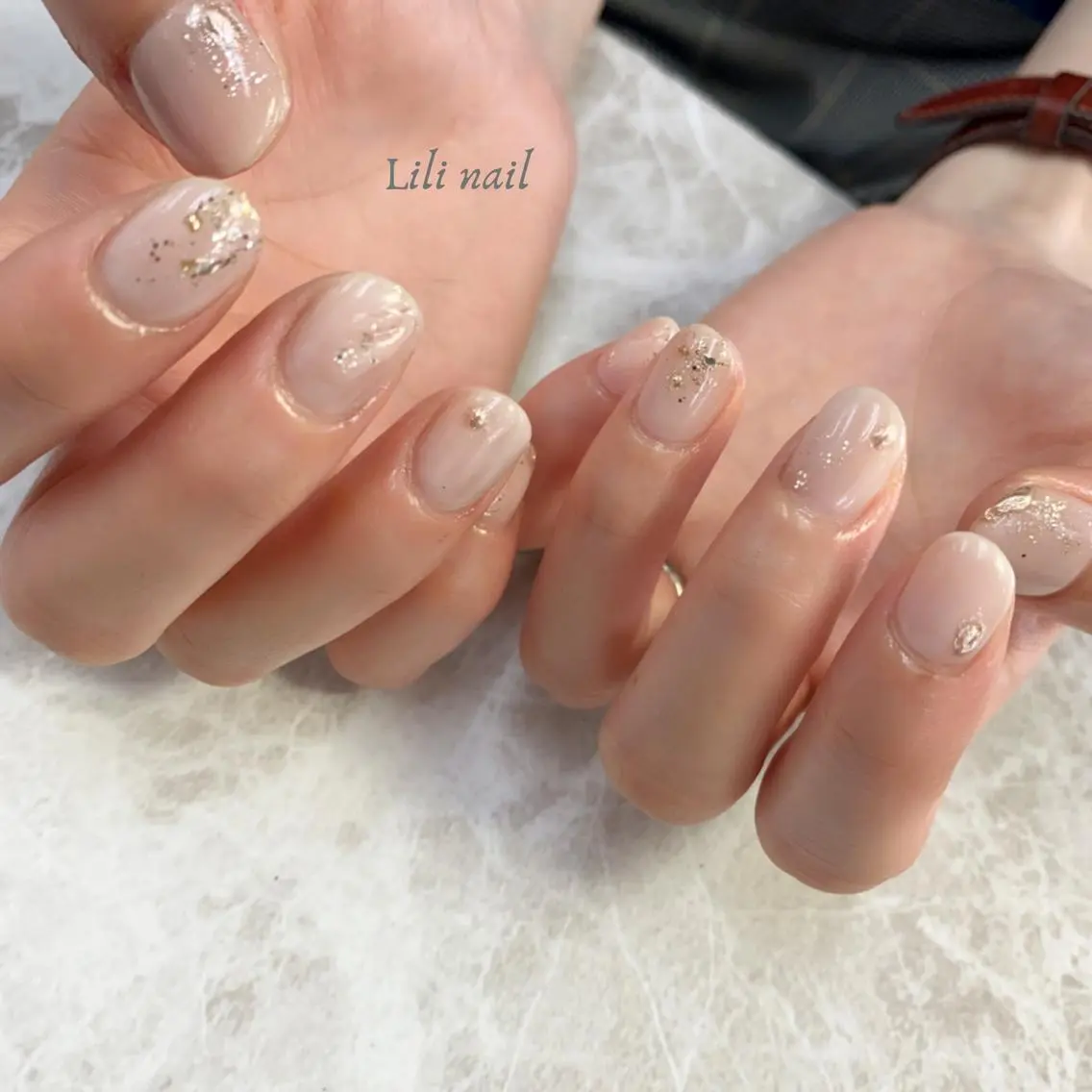 ネイル ニュアンスネイル ブライダルネイル Lilibeauty salonのネイルデザイン