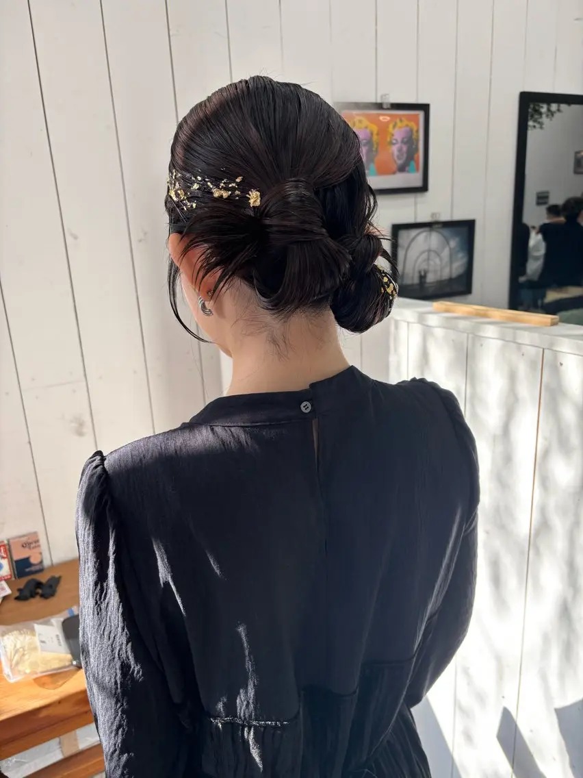 ヘアアレンジ ヘアセット Ann./艶髪 /レイヤーカットのヘアスタイル