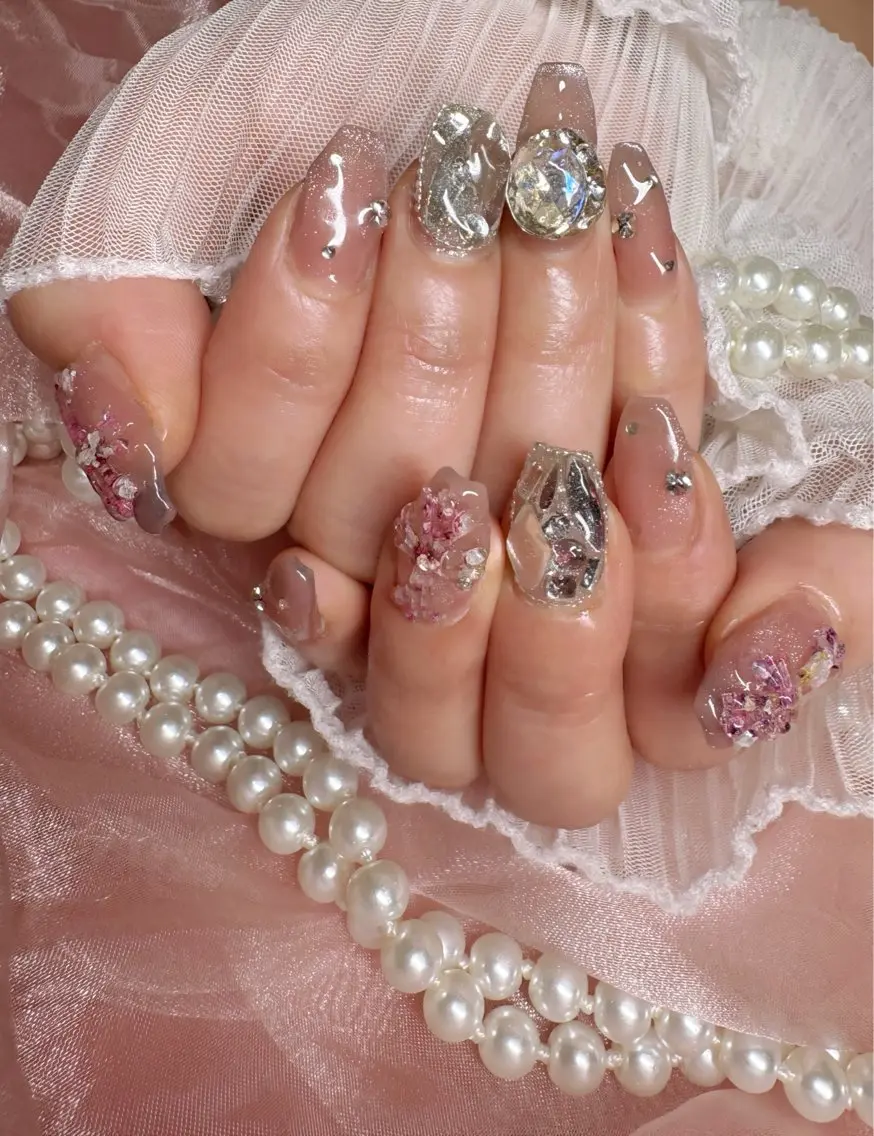 ネイル フラワーネイル ハンドネイル Nail Salon macherieのネイルデザイン