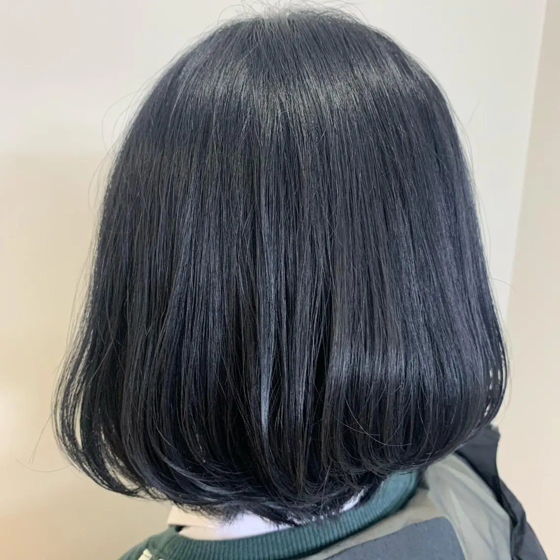 黒染めじゃない透明感暗髪カラー✨の写真