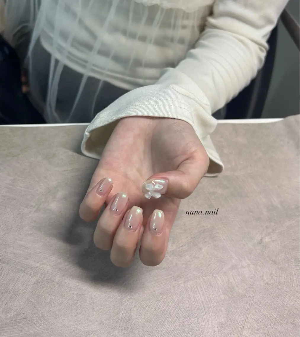 ネイル 非対面ﾈｲﾙｻﾛﾝ♡ nuna韓国シンプルのネイルデザイン