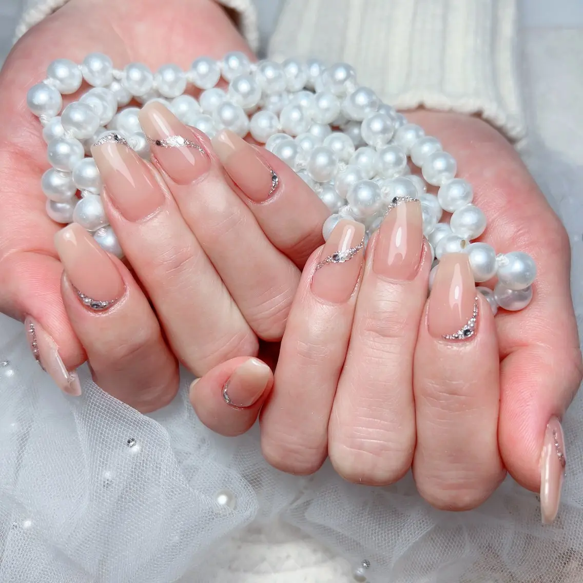 ネイル ハンドネイル M 🌷Nail 長さだし専門店のネイルデザイン