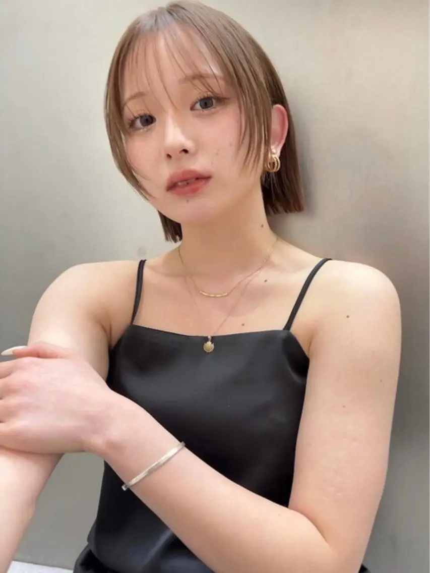 カラー ブリーチ 透明感カラー Miyu🎀✂️ カットモデル募集のヘアスタイル