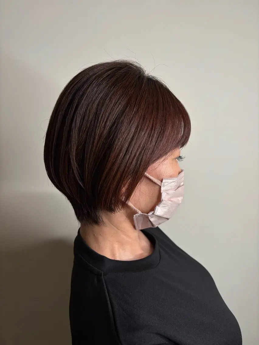 ショート 福井 伶菜のヘアスタイル