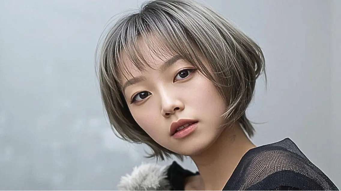 ショート カラー グレージュ ショートヘア ヘアカラー 拓麿✂︎/ショート 専門×透明感カラーのヘアスタイル