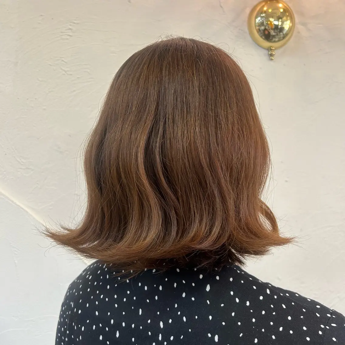 ミディアム カラー カット ヘアカラー 小島 寧心のヘアスタイル