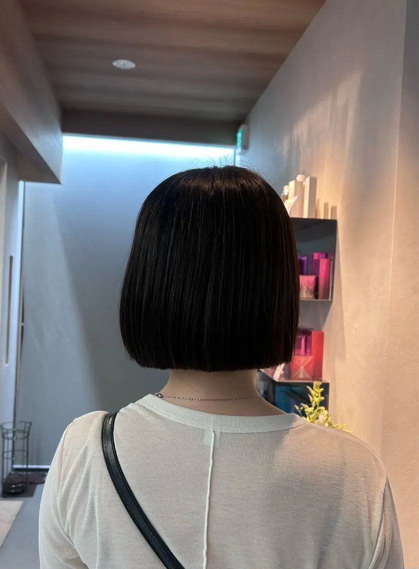 カット＋髪質改善ストレート＋ケアトリートメントの写真