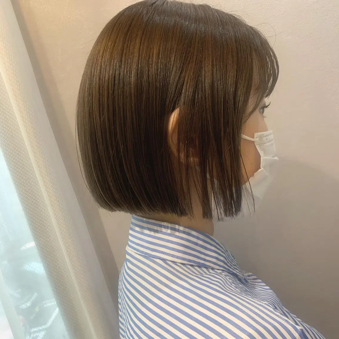ショート カラー ボブ カット トリートメント hubhair レイヤー/透明感のヘアスタイル