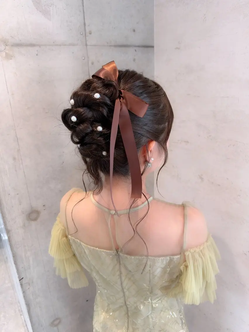 ヘアアレンジ はやしほのか| マンツーマン美容師のヘアスタイル
