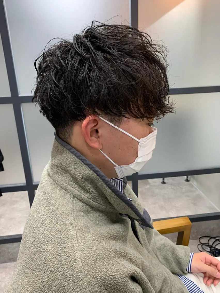 【メンズ限定】カット&ニュアンスパーマ×選べる香りアロマスパ💆‍♂️の写真