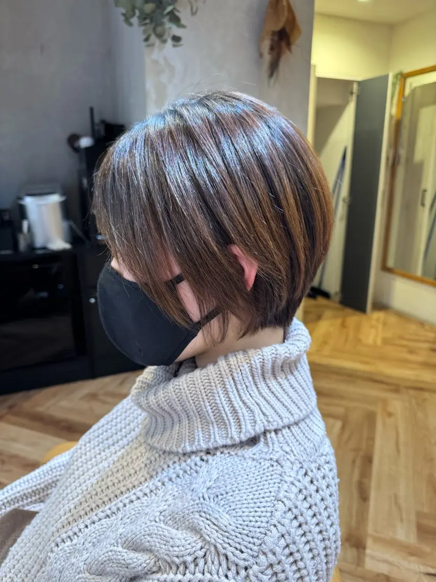 ショート 坂 瑞希のヘアスタイル