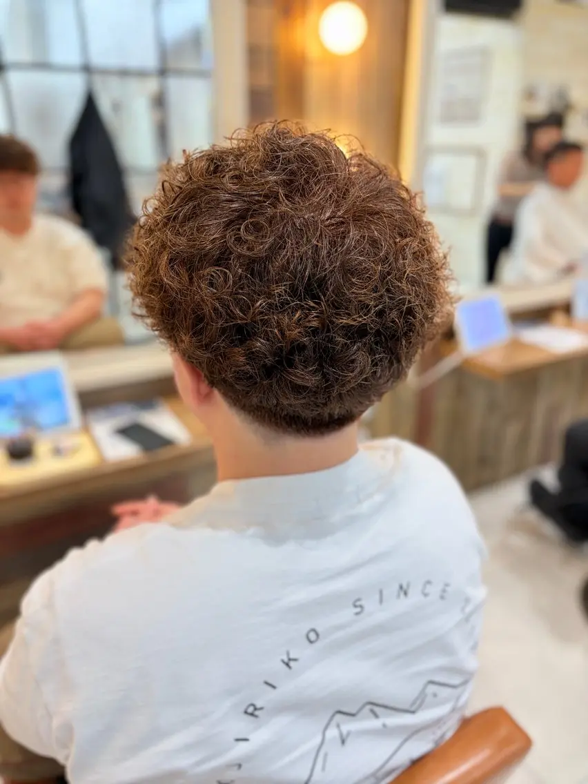 パーマ メンズ パーマ メンズパーマ/ウルフ /似合わせカット滉一のヘアスタイル