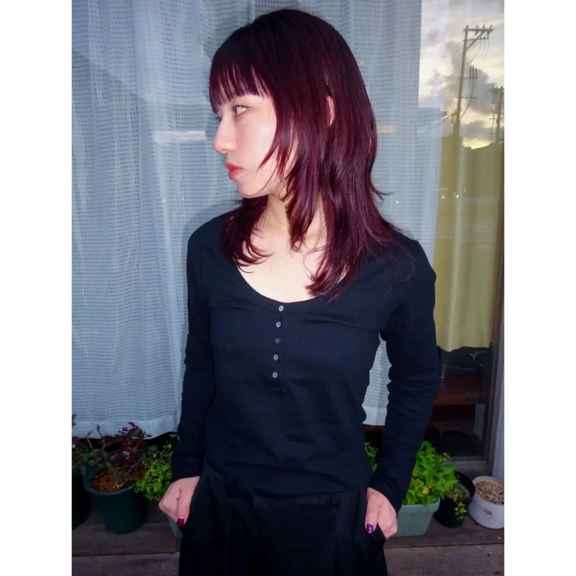 【U25限定】ワンカラー￥5500(ミディアム￥6050ロング￥6600)の写真