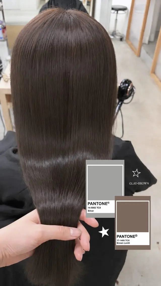 ロング ヘアカラー 加藤 あいなのヘアスタイル