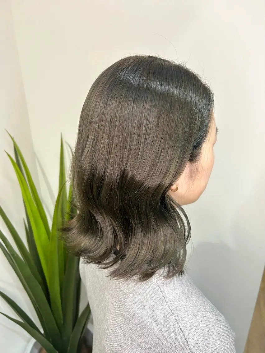ミディアム 縮毛矯正 /伊藤はるかのヘアスタイル