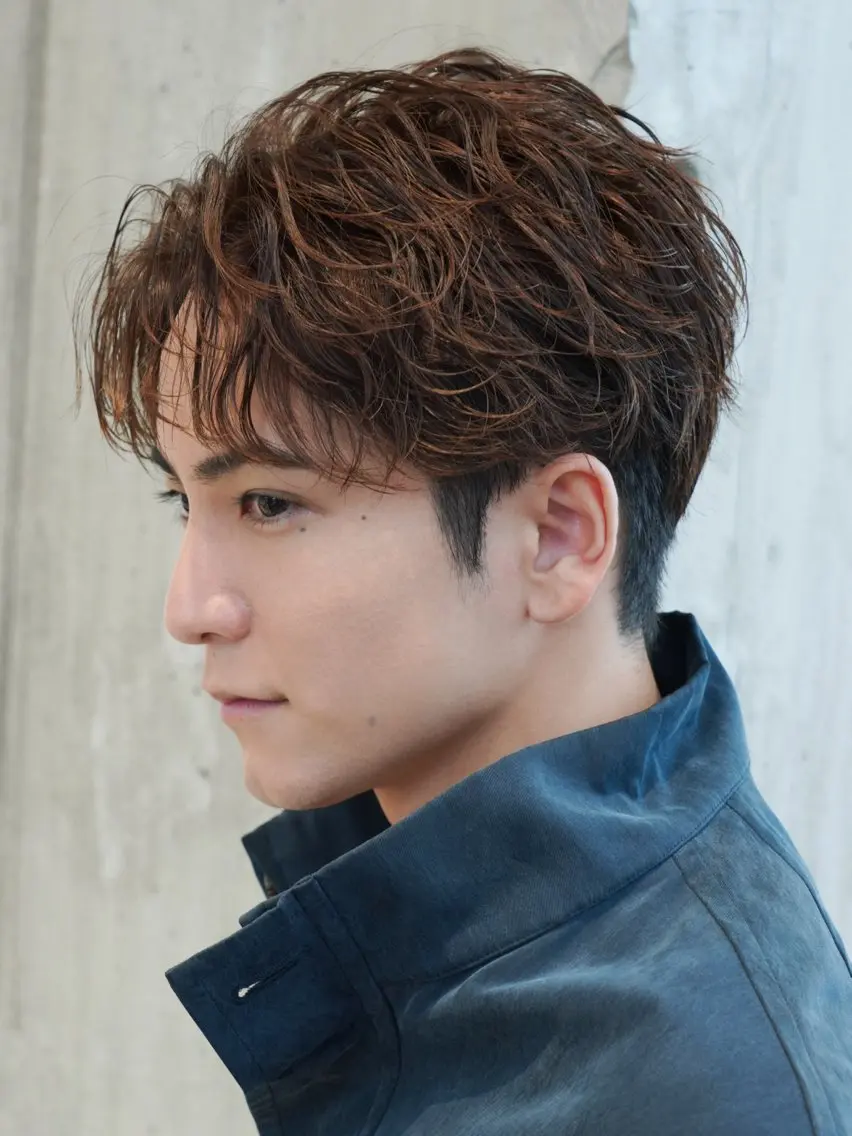 パーマ メンズ メンズパーマ カット パーマ 名古屋シャドウパーマ 竜太朗のヘアスタイル