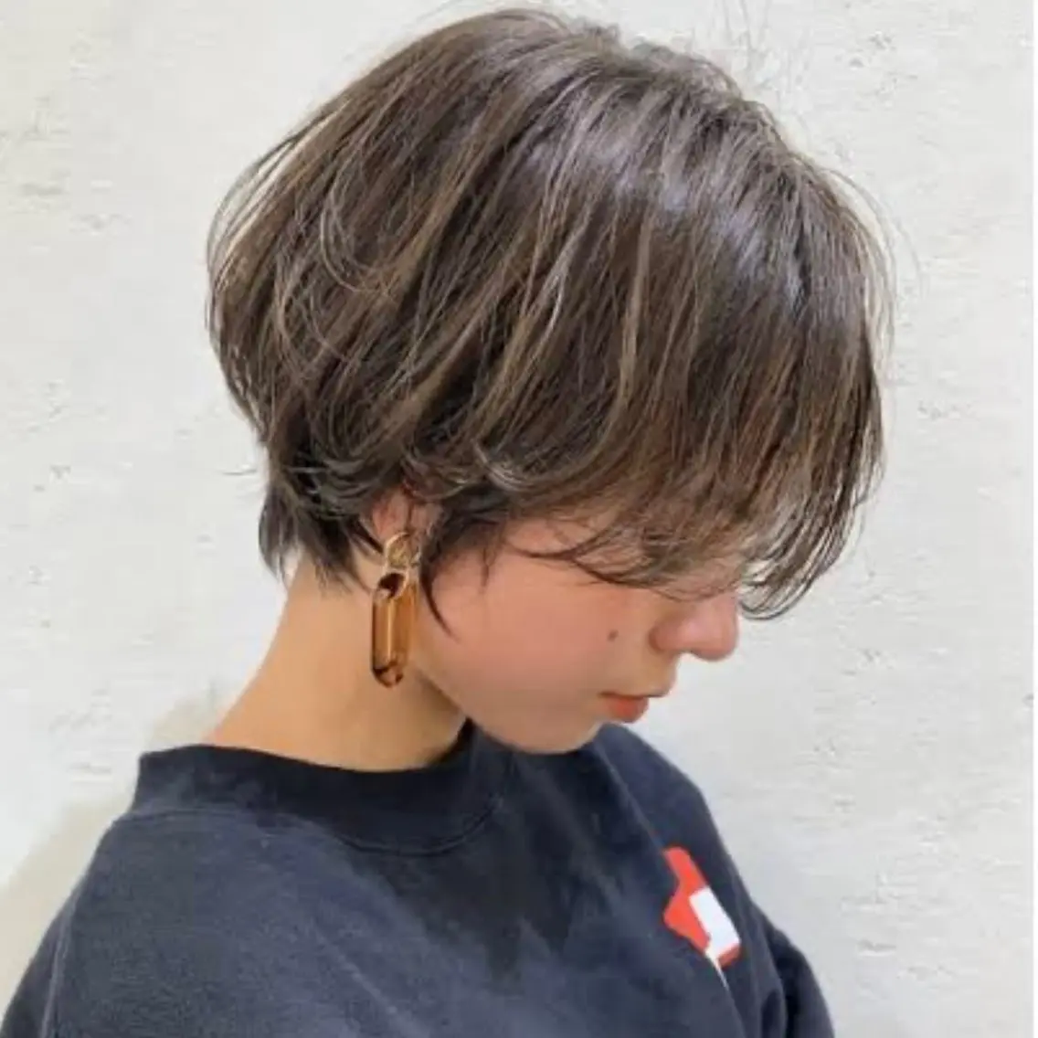 ショート パーマ ショートヘア ひなた あゆみのヘアスタイル
