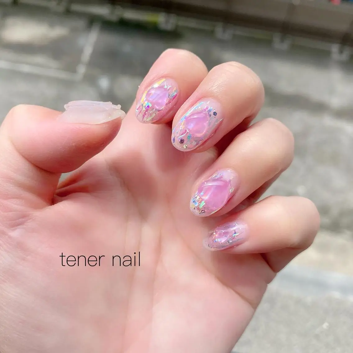 ネイル ハート テネルネイル tener nailのネイルデザイン