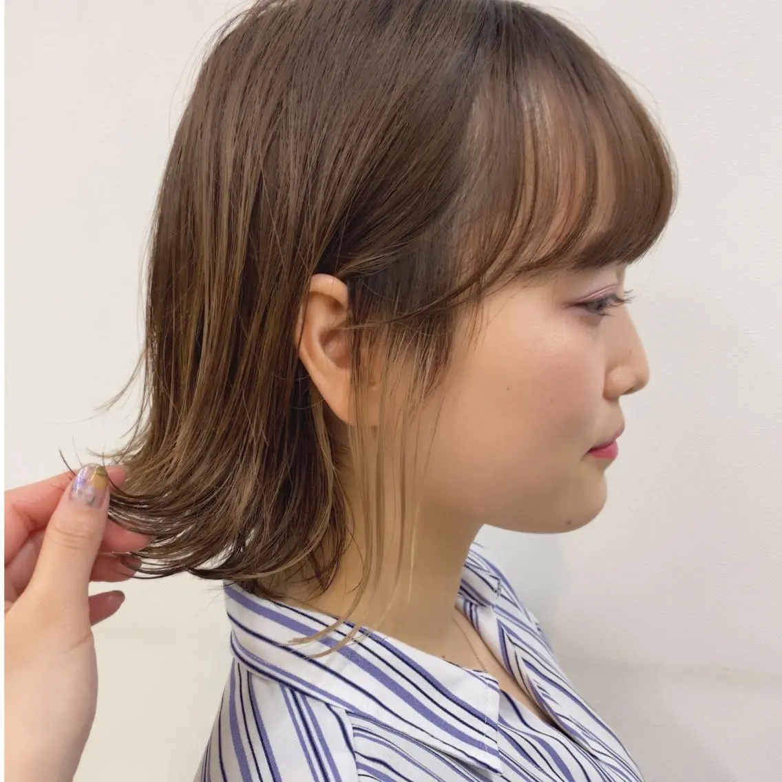 ショート カラー パーマ ヘアアレンジ ✨艶髪✨ 奈須晴香のヘアスタイル