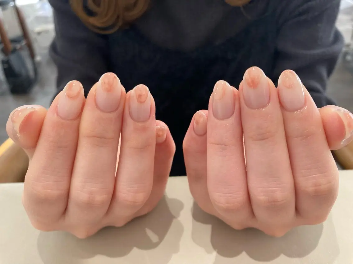 ネイル ピンク ハンドネイル Yarm As Etelのネイルデザイン