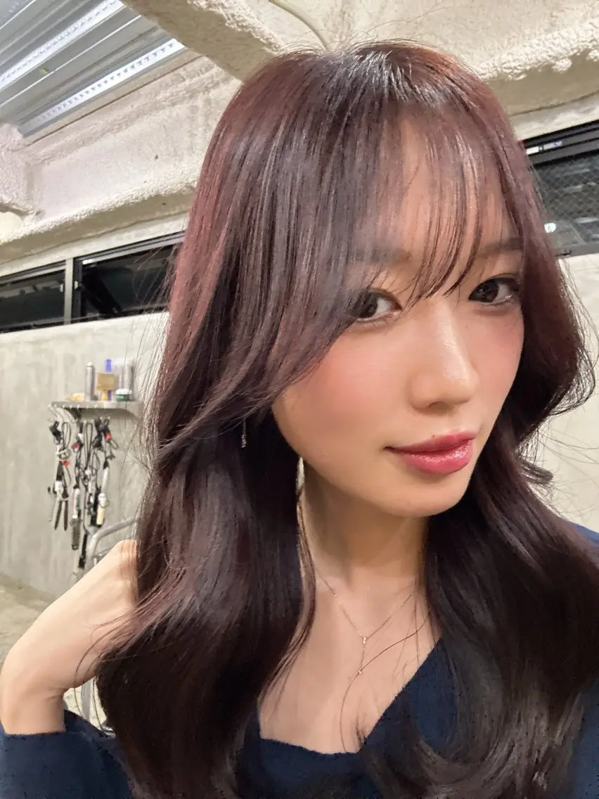 セミロング カラー カット ヘアカラー トリートメント 健太郎 髪質改善/透明感のヘアスタイル