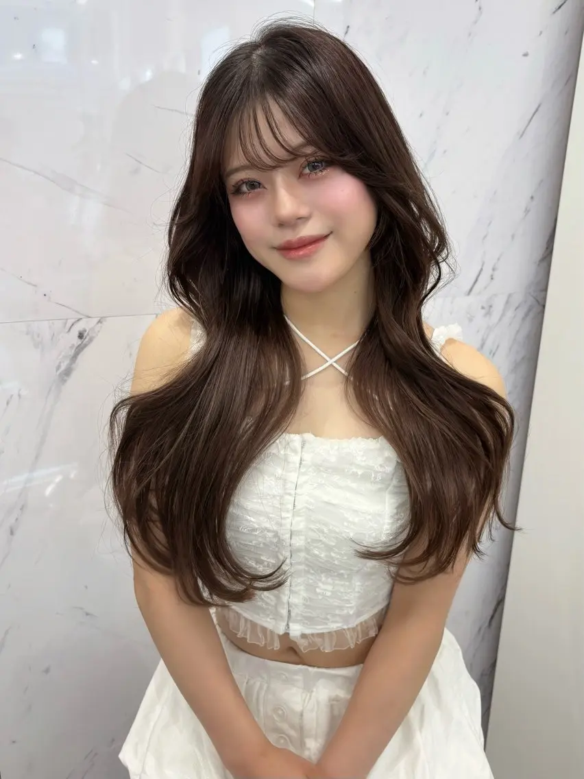 カラー カット ヘアカラー ParveMix 🪽鳥取彩花のヘアスタイル