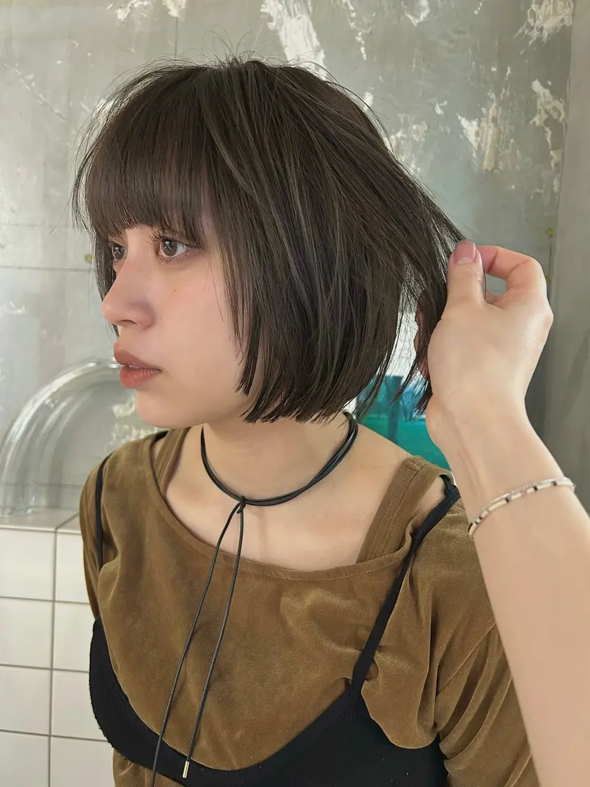 ショート カラー 似合わせカット カラー/心斎橋/メイのヘアスタイル
