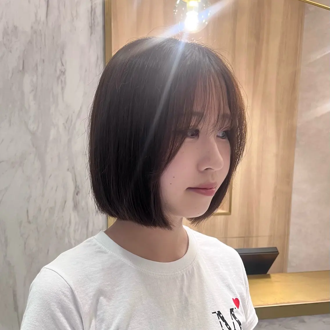ショート ボブ 井上 香朋のヘアスタイル