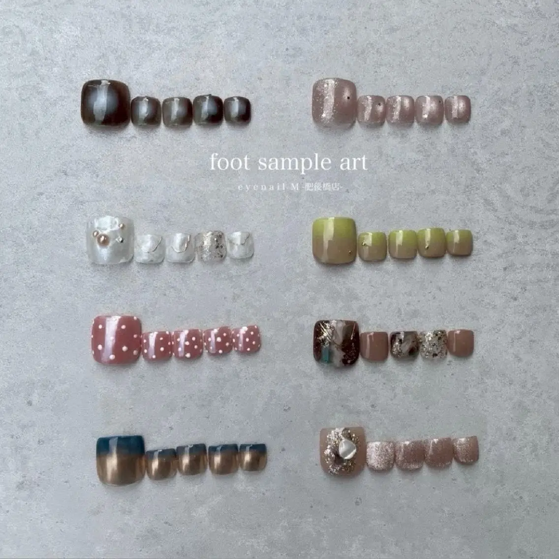 ネイル フットネイル nailst Hのネイルデザイン
