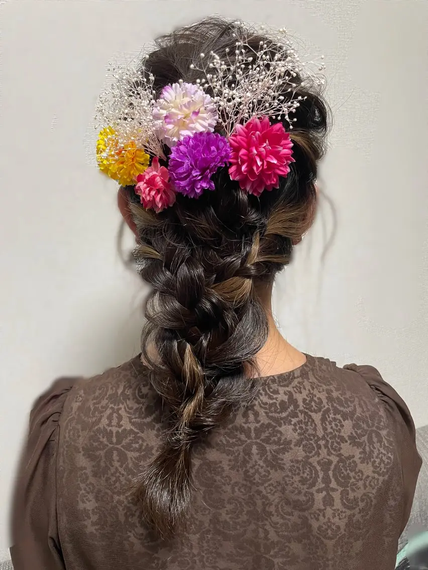 ヘアアレンジ 河野 優希のヘアスタイル