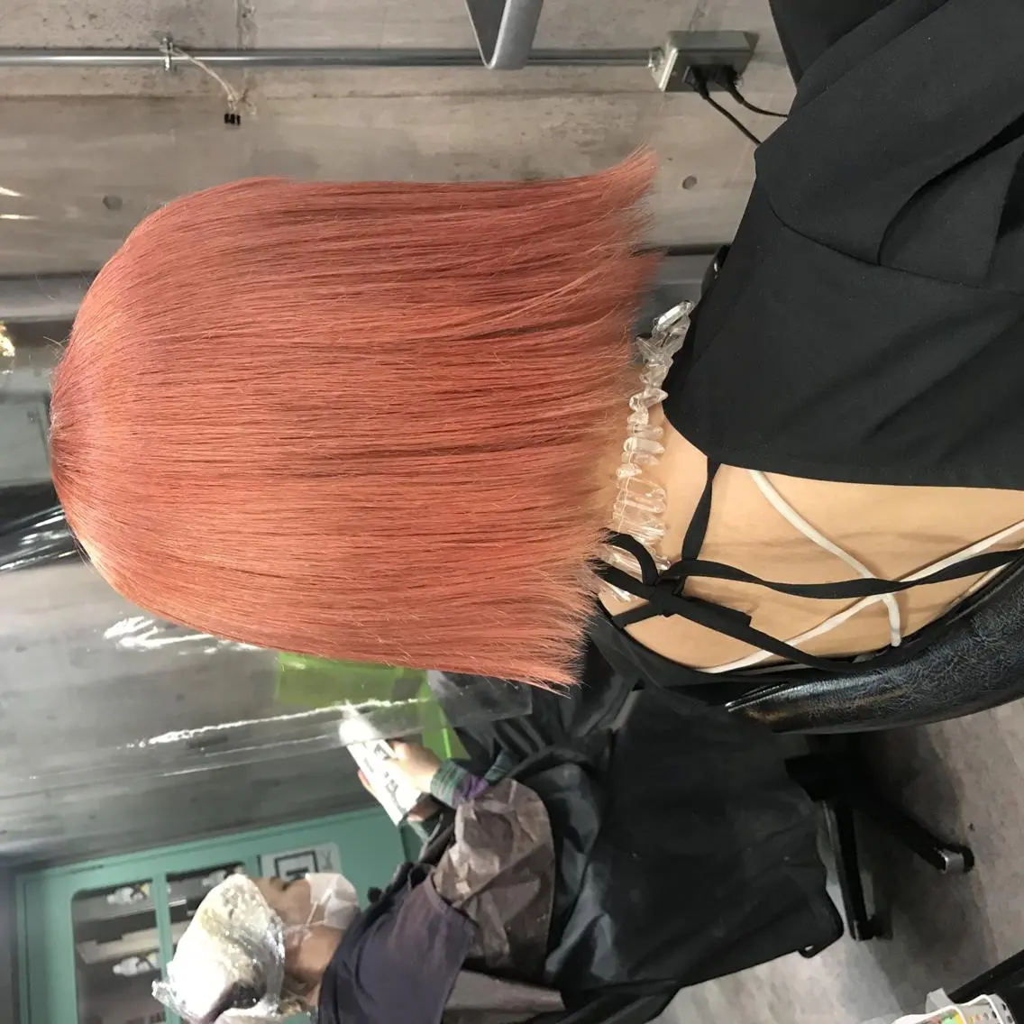 カラー ブリーチ/ウルフ特化 渋谷カルチャー交差点のヘアスタイル