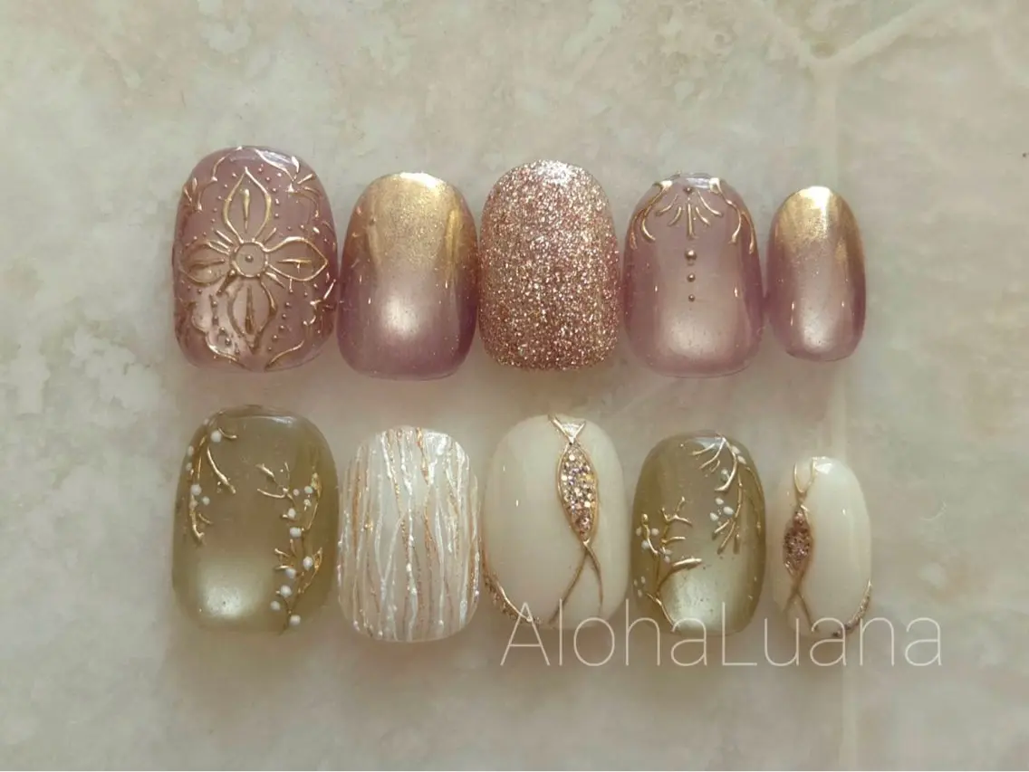 ネイル ハンドネイル AlohaLuana ☆MAIKOのネイルデザイン