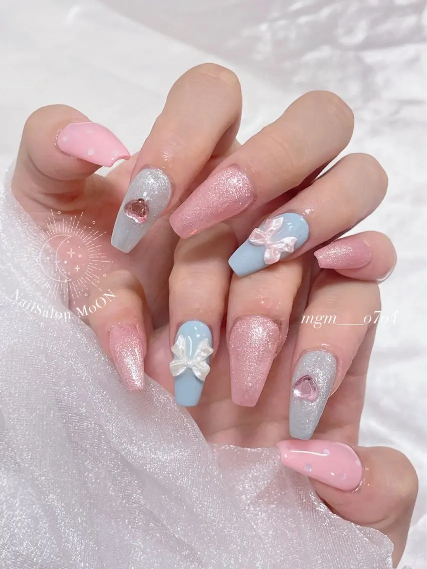 ハンドネイル ハンドケア MoON...❤︎ MeGuのネイルデザイン