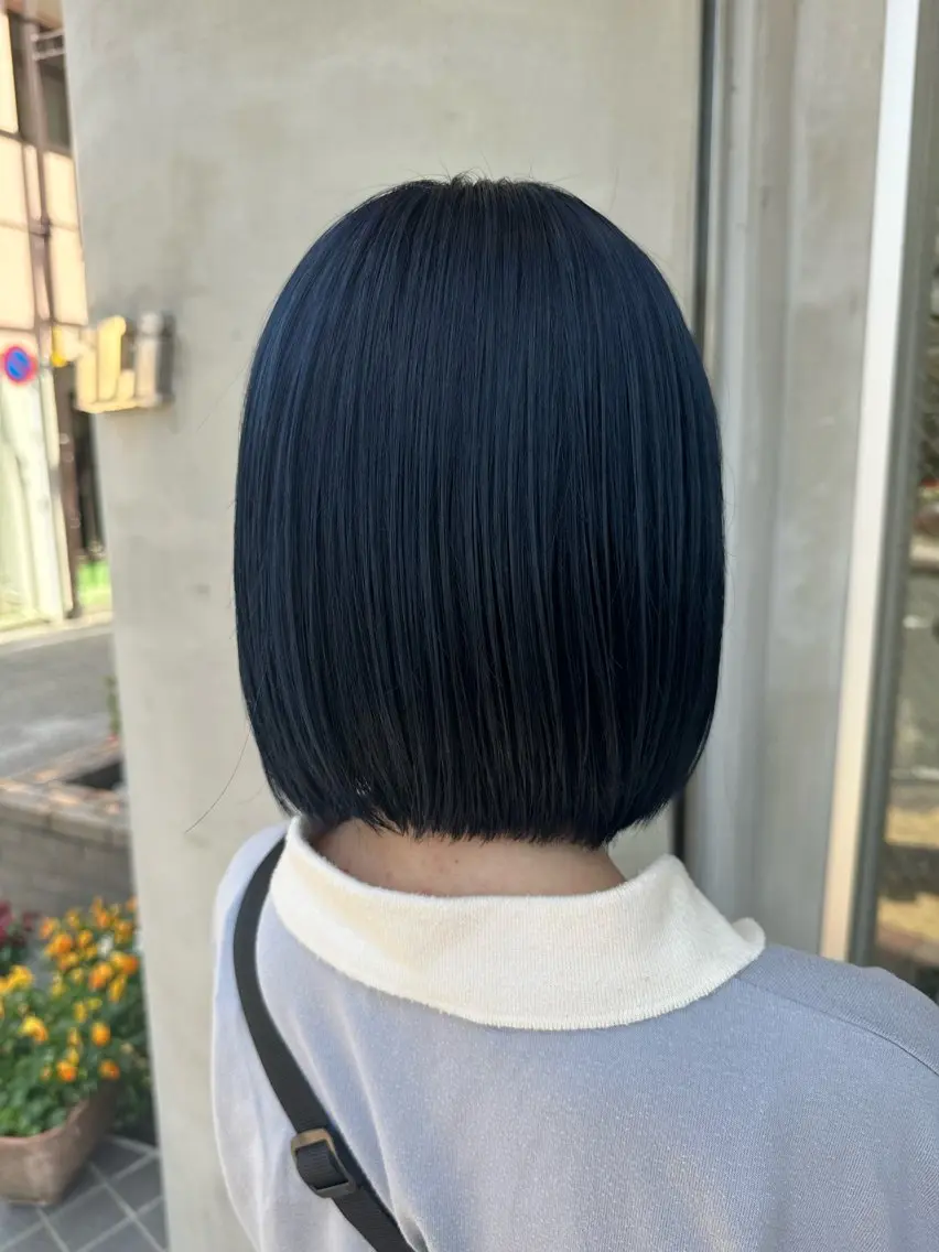 カラー ブルーカラー ヘアカラー AIKA🤍 カットモデル募集🫧のヘアスタイル