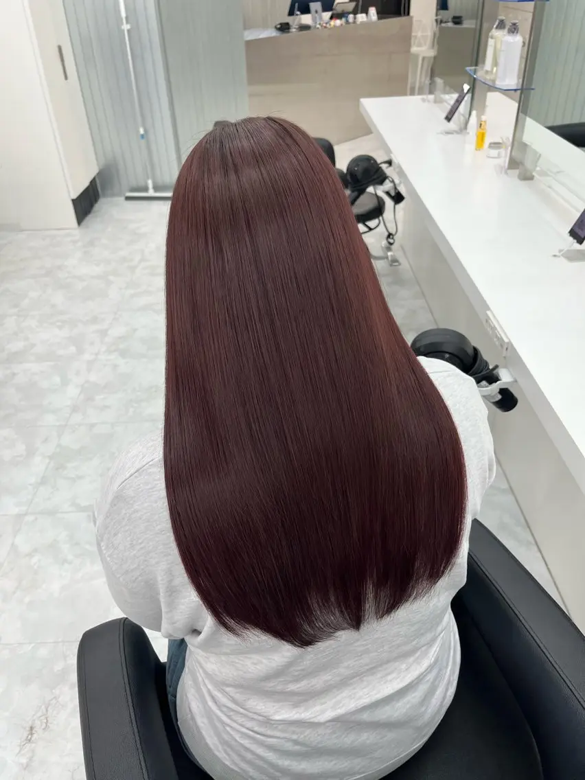 セミロング ヘアカラー トリートメント ヘッドスパ ヘアセット rio🧚🏻♀️ 暖色/グレージュのヘアスタイル
