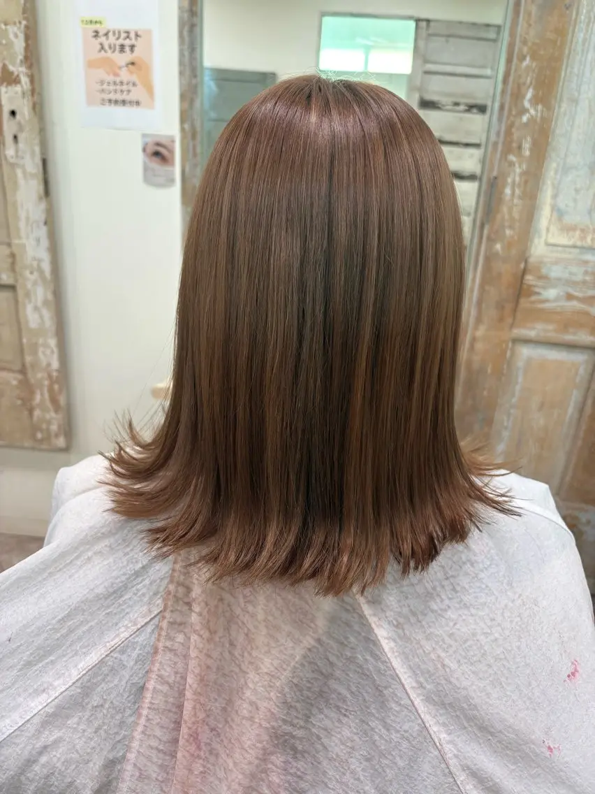 セミロング ヘアアレンジ 菊地 映香のヘアスタイル