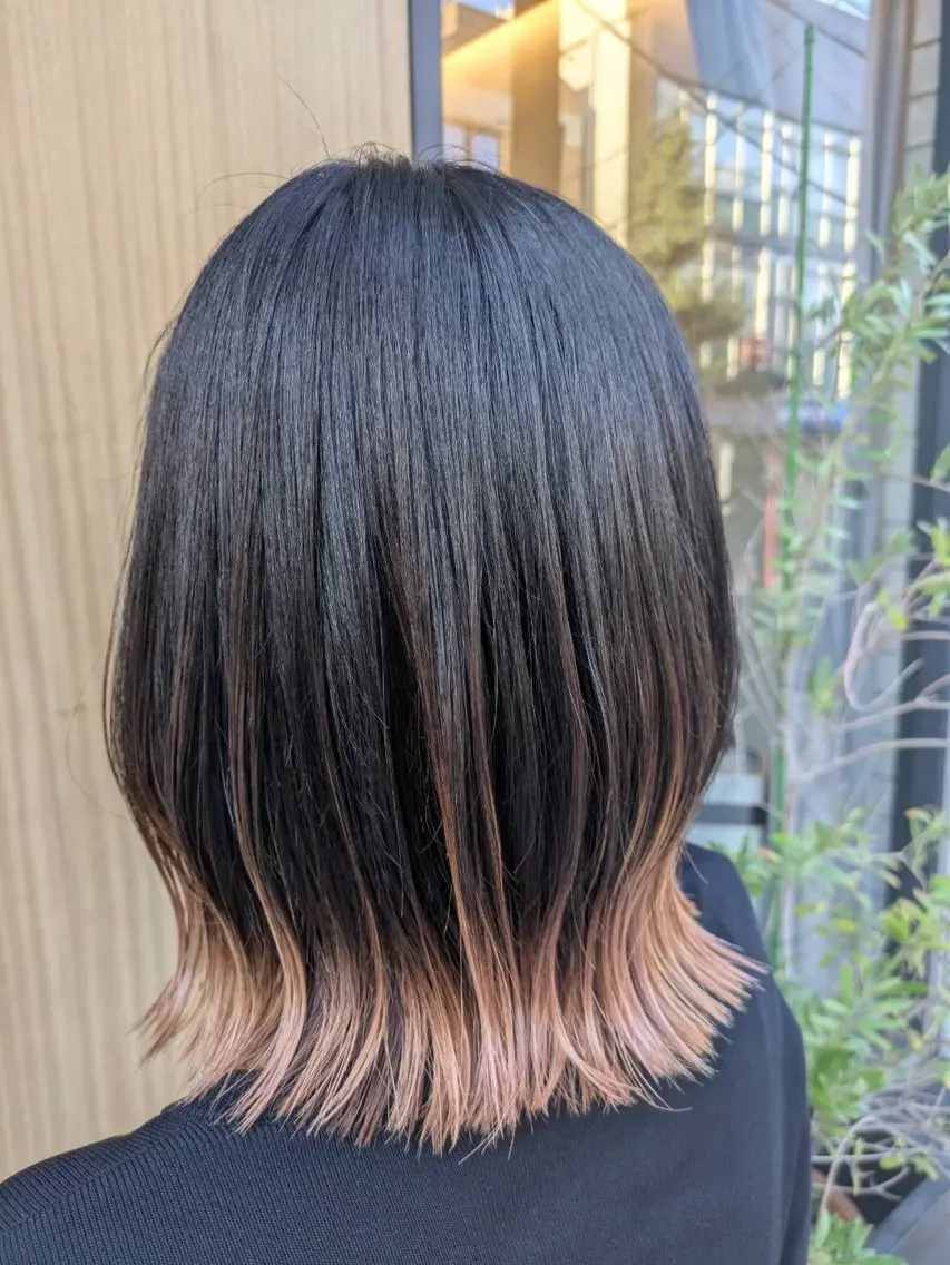 ミディアム カラー period. ほりはるかのヘアスタイル