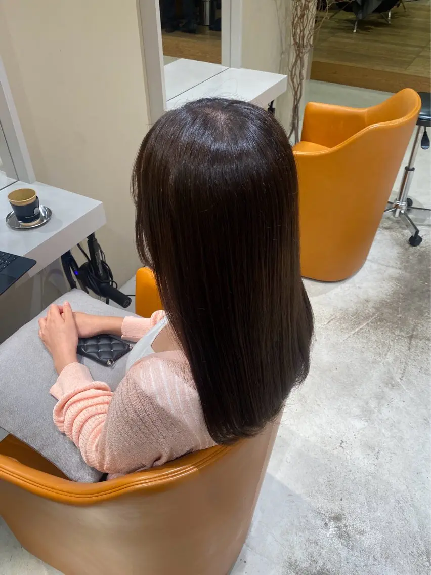 ロング カラー 石井美羽 NEROのヘアスタイル