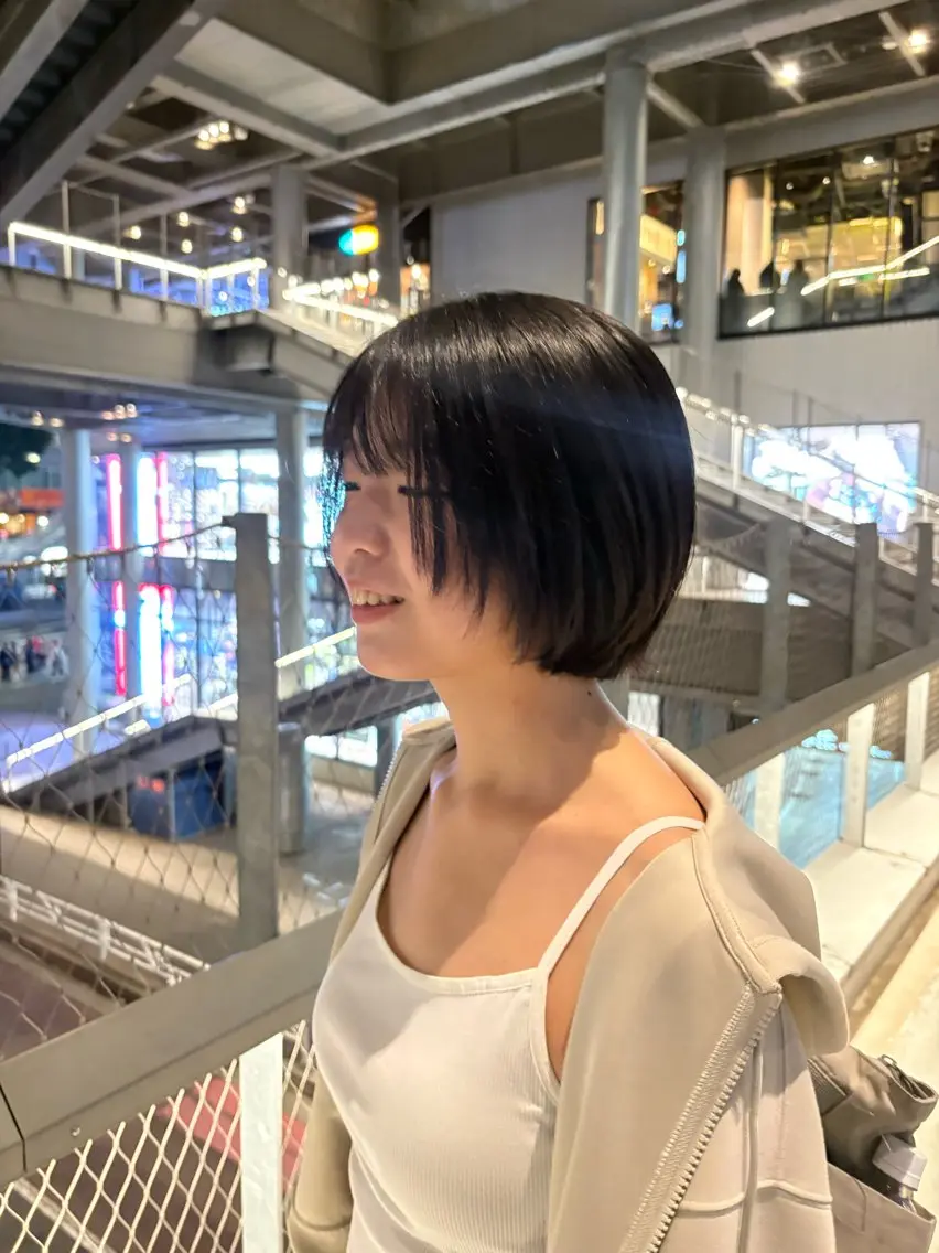 ¥0ショートリタッチ縮毛矯正👧🏻‎💞の写真
